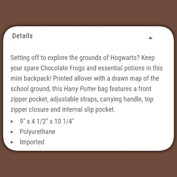 Loungefly Harry Potter School Ground Mini Backpack main image 7